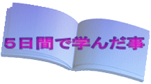 ５日間で学んだ事 